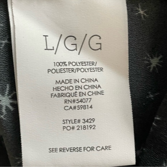 CAbi | Black Astral Star Print Tunic Blouse #3429 - Picture 7 of 8